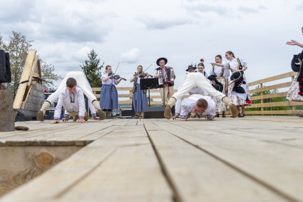 Wiślański Wygón Łowiec - występ Zespołu Regionalnego "Wisła""